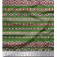 thumbnail image 1 of Soimoi Japan Crepe Satin Fabric Aztec Southwestern Fabric Prints by Yard 42 Inch Wide, 1 of 1