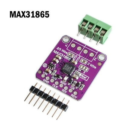 

QXKE Max31865 Rtd Resistance Temperature Detector Module Pt100 To Pt1000