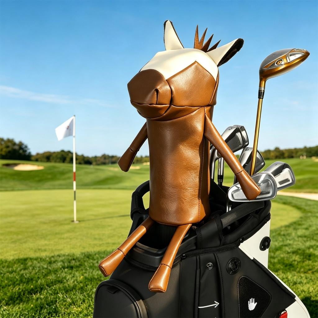 Yihuala Golf Mallets Putter Protective Sleeve Golf Club Head Covers for Men Women Golfs Driver Golfs Club Covers Wood Headcover