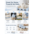 thumbnail image 5 of 1-Pack Disposable Cat Litter Box with Scoop, Foldable Portable Travel Cardboard Litter Tray for Cats, 5 of 5