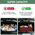 thumbnail image 3 of Collapsible Car Trunk Organizer with Handles 600D Oxford for Car Kitchen and Home Storage, The Beauty Of Roses 13× 10.2×10.8inch, 3 of 6