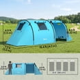 thumbnail image 3 of Outsunny 3-4 Person Camping Tent with 2 Rooms, Waterproof Family Tent, 3 of 10