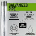 thumbnail image 3 of STZ Industries 1 in. MIP each X 1 in. D MIP Galvanized Steel 7 in. L Nipple, 3 of 8