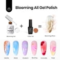thumbnail image 4 of Esmalte en gel con forma de escarabajos para uñas, 20 ml, sin hematones, transparente, UV y LED, 4 of 7