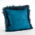 thumbnail image 2 of Saro Lifestyle 100% Wool Mongolian Lamb Fur Poly Filled Throw Pillow, 2 of 3