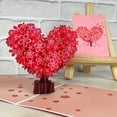 thumbnail image 4 of Venoro Valentine's Day 3D Pop-Up Greeting Cards Romantic Cards for Lover Anniversary, 4 of 9