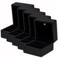 thumbnail image 1 of Estuche con luz para anillo AurixCompact 5Pzas Negro 6x6.5x5cm PVC Joyero., 1 of 5