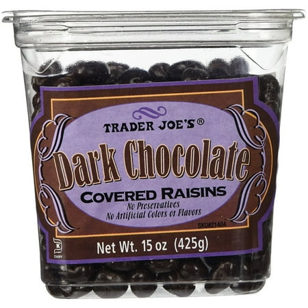 Dark Chocolate Raisin - Trader Joes Dark Chocolate Covered Raisins
