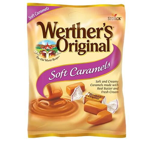 Werthers Original Soft Crème Caramel Candies, 12 Count