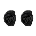thumbnail image 3 of Jumpingount Man Watch Waterproof Stylish Sports Date Festival Electronic Home Gifts Indoor Wristwatch Display Outdoor Watches Birthday Negro 2piezas, 3 of 6
