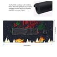 thumbnail image 2 of Hirioo Merry Christmas Elk for Mouse Pad ,Anti-Slip Base, Durable Stitched Edges, Perfect for Gaming, Office, and Home Use,16x35.5in, 2 of 9