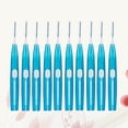 thumbnail image 2 of 10 cepillos de limpieza de ortodoncia, cepillos interdentales, cepillos de cuidado dental para el hogar y el hospital dental., 2 of 7