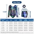 thumbnail image 3 of 3 Pcs Set Girls Long Sleeve Leotard Criss Cross Dance Dress Ballet Outfits for Gymnastics, 3 of 7