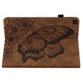 thumbnail image 4 of Dteck Samsung Galaxy Tab A 8.0" 2019 Case, Samsung T290 Case, Embossed Butterfly Flip Stand Case For Samsung Galaxy Tab A 8.0 2019 T290 T295, Brown, 4 of 7