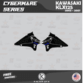 thumbnail image 2 of Kalair GFX Graphics Kit for Kawasaki KLX125 (2003-2007) Cyberware Series, 2 of 5