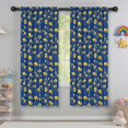 thumbnail image 5 of Blackout Kids Curtains,Cartoon Construction Vehicles Stars Childrens Insulated Curtains Set Of 2,Bedroom Essentials,Toddler Room Decor 42"x63", 5 of 5