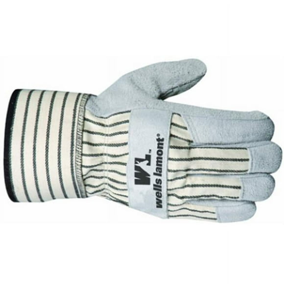Wells Lamont 4000XL Extra Large Gray Leather Palm Glove