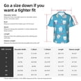 thumbnail image 5 of Pofeuu Cute Healthy Teeth Print Hawaiian Shirt for Men Sleeves Casual Button Down Summer Beach Dress Shirts T-Shirts,X-Large, 5 of 7