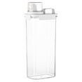 thumbnail image 4 of Lipstore Laundry Powder Container Softener Dispenser Transparent Airtight Portable Sturdy Washing Powder Barrel Storage Box for Toilet 2900 ml, 4 of 8