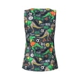 thumbnail image 5 of Haiem Dinosaur Plays Soccer Workout Tank Tops for Women, Athletic Sports Slim-Fit Tank Tops, Compression Sleeveless Dry Fit Shirts,Athletic Shirt-XX-Large, 5 of 9