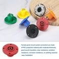 thumbnail image 5 of 2pcs 4 Pole Speaker Jack Twist Lock,2 Inch XLR Speaker Panel Mount,Red, 5 of 7