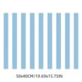 thumbnail image 3 of Outdoor Front Door Mat 20"X16", Light Blue and White Washable Striped Layered Doormat | Cotton Woven Indoor/Outdoor Small Area Rug, 1pc, 3 of 7