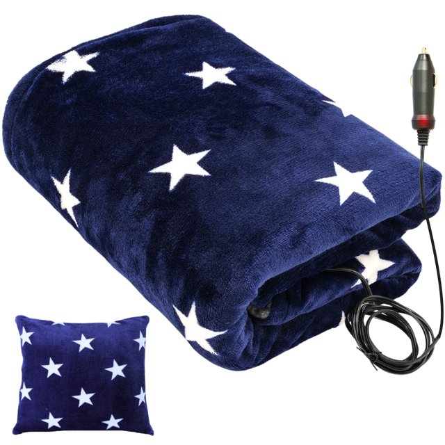 Manta térmica para coche Klaggie, 12 V, 59 x 43 cm