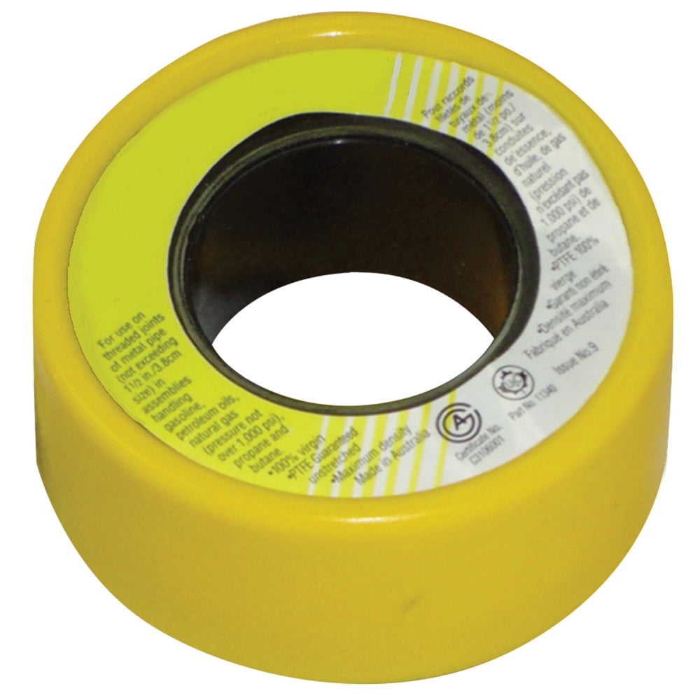JR Products 0730025 Teflon Gas Sealant Tape
