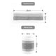 thumbnail image 3 of Conjunto De Bandas Para El Sudor 3pcs / set Sweatbands Set Colorful Gym Hair Band Brace Wraps (Blanco Azul Rojo) Ndcxsfigh Para Estrenar, 3 of 6