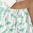 thumbnail image 5 of NAISIBABY Boys Outfit Sets, Graphic Short Sleeve T-Shirt & Shorts 2-Piece Summer Casual Trendy Clothing Sets White Size 7, 5 of 5