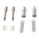 thumbnail image 2 of Juego De Tornillos, Juego De Tornillos Trident De Acero Inoxidable Chapado En Plata Profesional Para Grabadoras Con Un Diámetro De Rosca De 4,0 Mm, 2 of 8