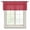 Red, variant on Pure Red Sheer Curtains Valances for Windows Simple Solid Color Chiffon Kitchen Valances for Cafe, Rod Pocket Voile Window Treatments Curtains for Living Room Bedroom, 42"x12"