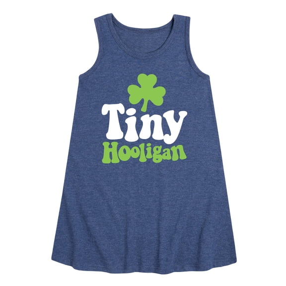 Instant Message - St. Patrick's Day - Tiny Hooligan - Toddler and Youth Girls A-line Dress