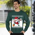 thumbnail image 3 of Christmas Sweatshirt, Dabbing Santa Basketball Christmas Sweatshirt, Funny Ugly Holiday Sweatshirt, Xmas Gift for Basketball Players & Fans, 3 of 5