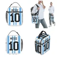 thumbnail image 3 of Messis 10 Football Soccer Merch Insulated Lunch Bag For School Storage Food Boxes Leakproof Thermal Cooler Lunch Boxes, 3 of 10