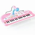 thumbnail image 1 of Piano Électronique Portable à 37 Touches pour Enfants de 7 à 14 Ans : Jouet Musical Éducatif avec Microphone Intégré, Clavier d'Apprentissage Précoce de Qualité Export pour Filles, Instrument de Musique Léger pour Jeu Créatif et, 1 of 5