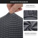 thumbnail image 3 of fundas elásticas de jacquard para sillas de comedor, extraíbles, lavables y antideslizantes, universales, elegantes para sala de estar y oficina., 3 of 7