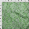 thumbnail image 4 of oneOone Cotton Silk Green Fabric Asian Sewing Material Print Fabric By The Yard 42 Inch Wide, 4 of 4