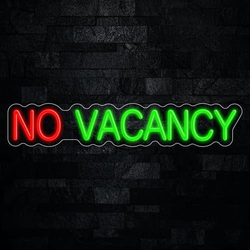 No Vacancy LED Neon Sign 27"L x 5"H #32513