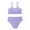Purple, variant on Uccdo 7-16T Girls Summer Swimsuits, Teenager Big Girls Solid Bikinis Bathing Suit, 2 Pieces, Size 7-16 Years
