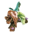thumbnail image 3 of Ebros Beautiful Green Forest Fairy With Red Hair Sleeping On Tree Log Statue, 3 of 6
