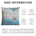thumbnail image 5 of COMIO  Decorative Throw Pillow Cover for Couch Sofa,Blue Cable Red Ski Lift Gondolas Moving in Snow Mountains Car Home Decor Pillow case, 5 of 5