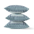 thumbnail image 3 of Amrita Sen Suede Bright Blue Zippered Pillow With Insert CAPL419FSDS-ZP-16x16, 3 of 5