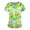 01-Green, variant on Easter Scrubs for Women, Cute Bunny Pattern Stretch Short Sleeve Nursing Top with Pockets, Working Uniform V-Neck Nurse Tops, Easter Plus sized T-shirts for Womens 01-White M