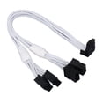 thumbnail image 4 of Cable de extensión de GPU, 340 mm 12 4p a 4 x 8pin Largo menaje aumento de la conductividad cable de extensión pcie para 3090ti 4090 4080 Tarjetas gráficas de 12vhpwr, 4 of 7