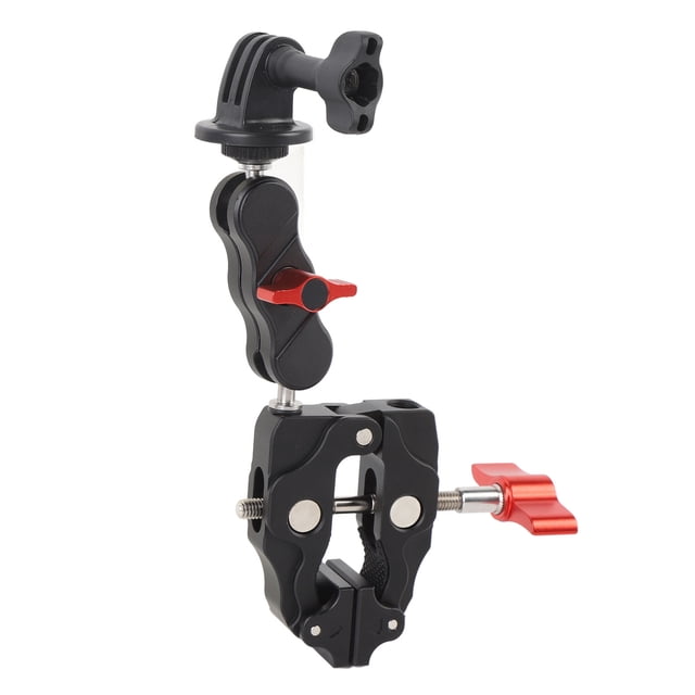 Cycling Action Camera Mount Clamp, Scratch Resistant Camera Clamp Mount Widely Compatible for Go 3