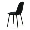 thumbnail image 5 of IDS Eames Style Fabric Dining Side Chairs with Metal Legs and Padded Seat & Back, 5 of 6