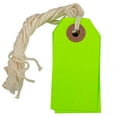 thumbnail image 2 of JAM Paper® Tiny Gift Tags, 3-3/8" x 2-3/4", Neon Green, Pack Of 10 Tags, 2 of 2