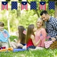 thumbnail image 4 of AZXY 4th of July Decorations,American Flag Banner,Patriotic Banners,Independence Day Decor,Outdoor Red White and Blue Decoration for July 4th Memorial Day Party Supplies, 4 of 5
