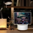 thumbnail image 6 of Cauagu Forest Mushroom Skull for Rectangle Acrylic Night Light - Acrylic Modern Bedside Light with LED Light Lamp Base - Decorative Night Lamp for Restaurant Bar Cafe Shop, 6 of 9
